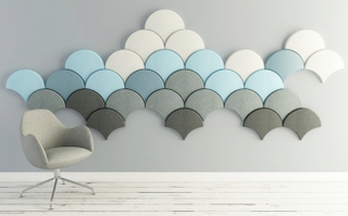 Illustration for article titled These Scale-Shaped Tiles Will Soundproof Your Room With Style